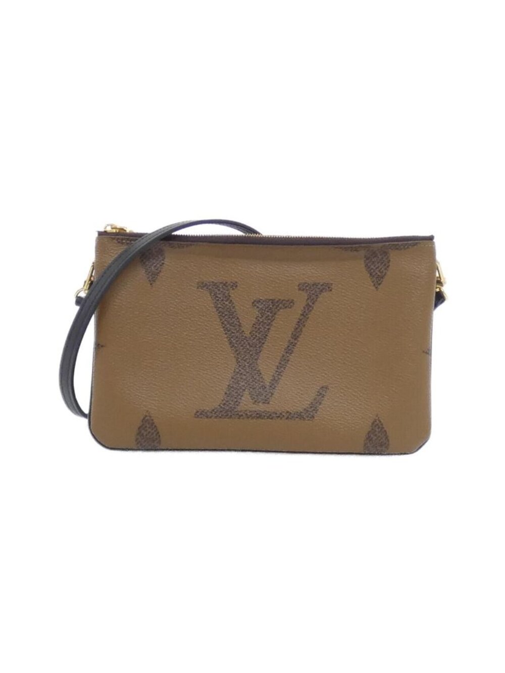 Louis Vuitton Monogram Giant Pochette Double Zip Shoulder Bag